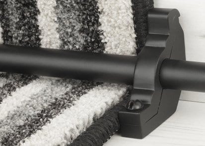 Cylindrical Rod Brackets Pair - Black