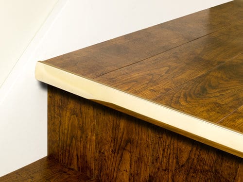 Premier LVT Nosing Full Bull - Polished Brass