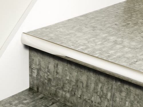 Premier LVT Nosing Full Bull - Polished Nickel