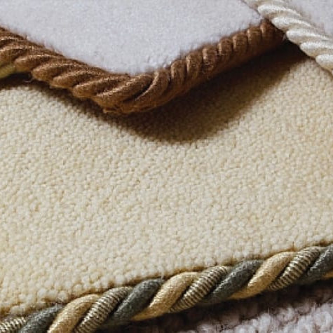 Carpet samples edged with Easybind carpet binding in various colours