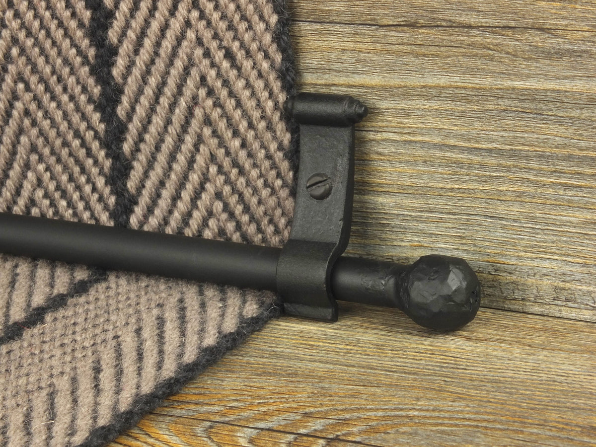 Ball Black Stair Rods Carpet Rods Buy Online CarpetRunners co ball-black-stair-rods-carpet-rods-buy-online-carpetrunners-co