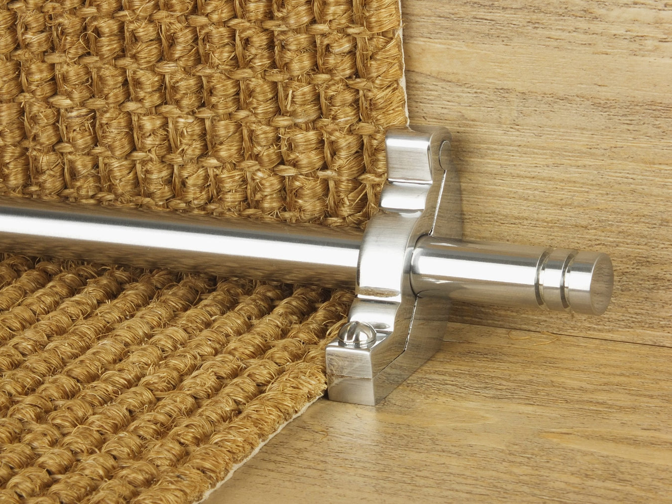 Brushed Chrome Stair Rods