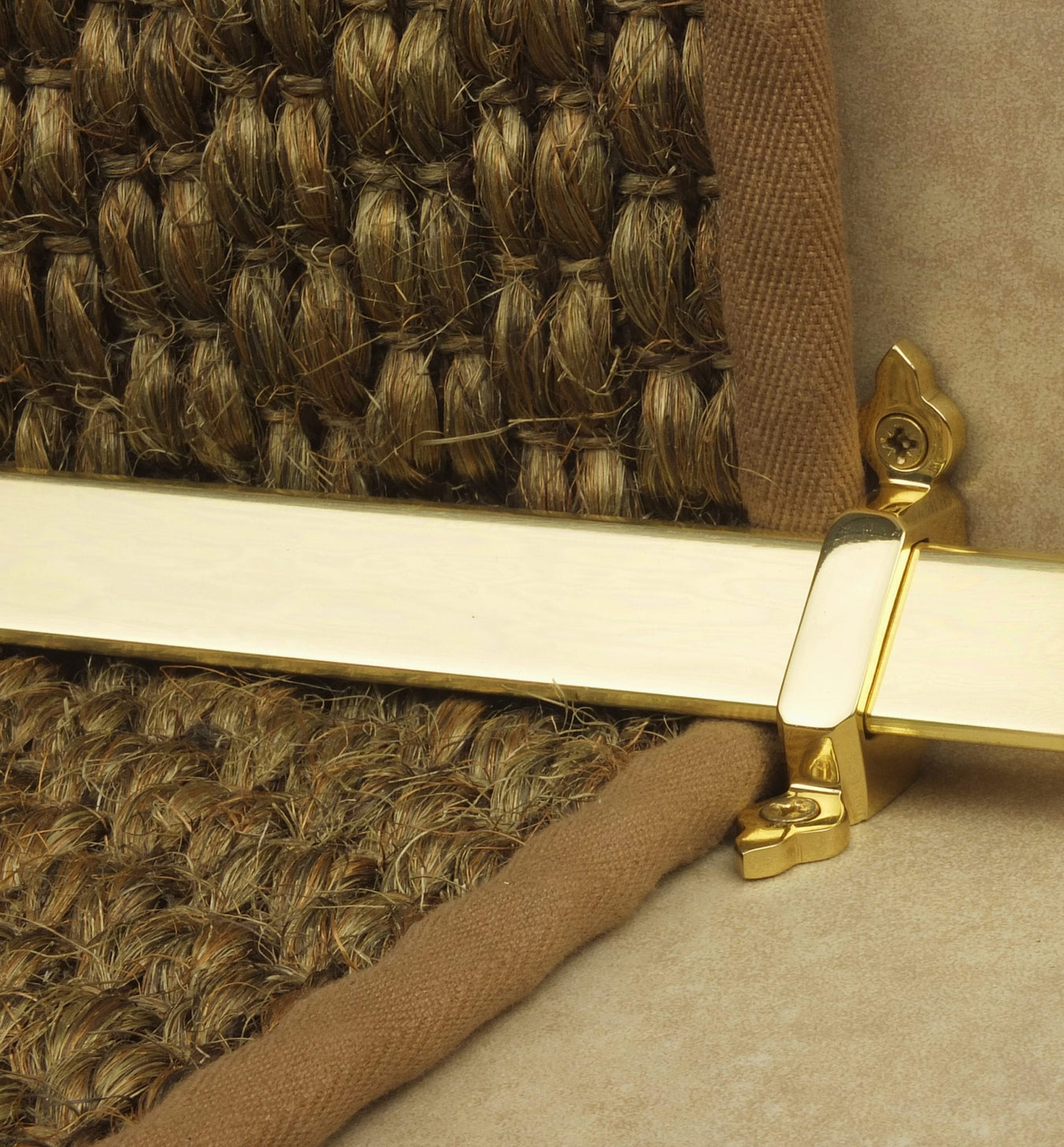 Triangular Stair Rod Brackets