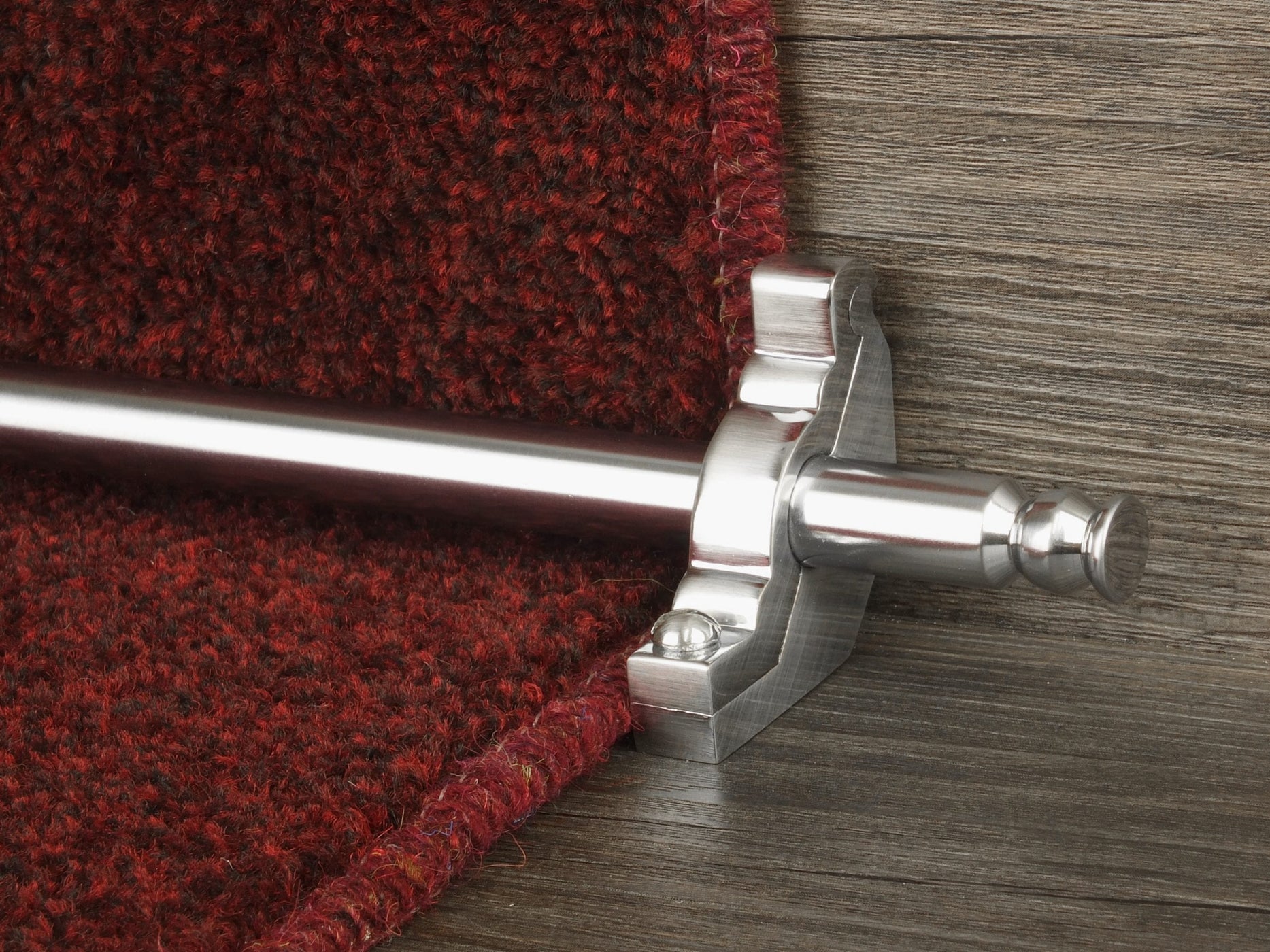 Balmoral - Brushed Chrome Stair Rods | Finest Quality Carpet Rods | Buy ...