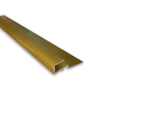 Aluminium Square - Satin Brass