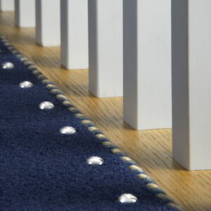 carpet studs - chrome