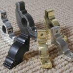 Stair rod brackets in various sizes and finishes