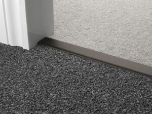 Double Z door bars carpet to carpet in black