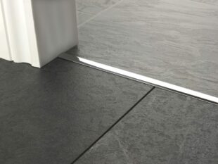 Premier T bar bar, 14mm wide, connecting strip between tiled floors, quality pewter