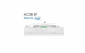 AL/AC38SF cover plate, stick down, installation diagram