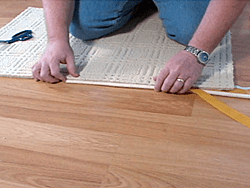 How to bind a rug with Easybind carpet edging stage 4