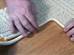 How to bind a rug with Easybind carpet edging stage 8