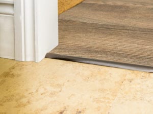 carpet bar for stick down carpet to LVT Premier Single 4 antique bronze