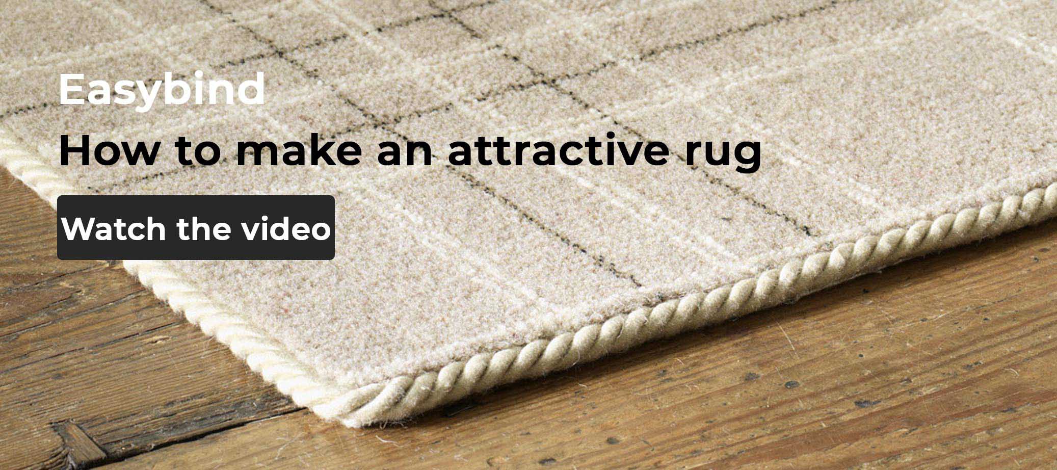 Cream-coloured-Easybind-edging-tartan-rug