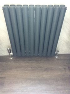 radiator pipe collar sphere design in chrome
