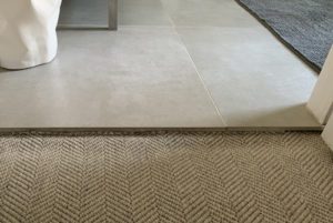 Sisal to tiles floor level difference